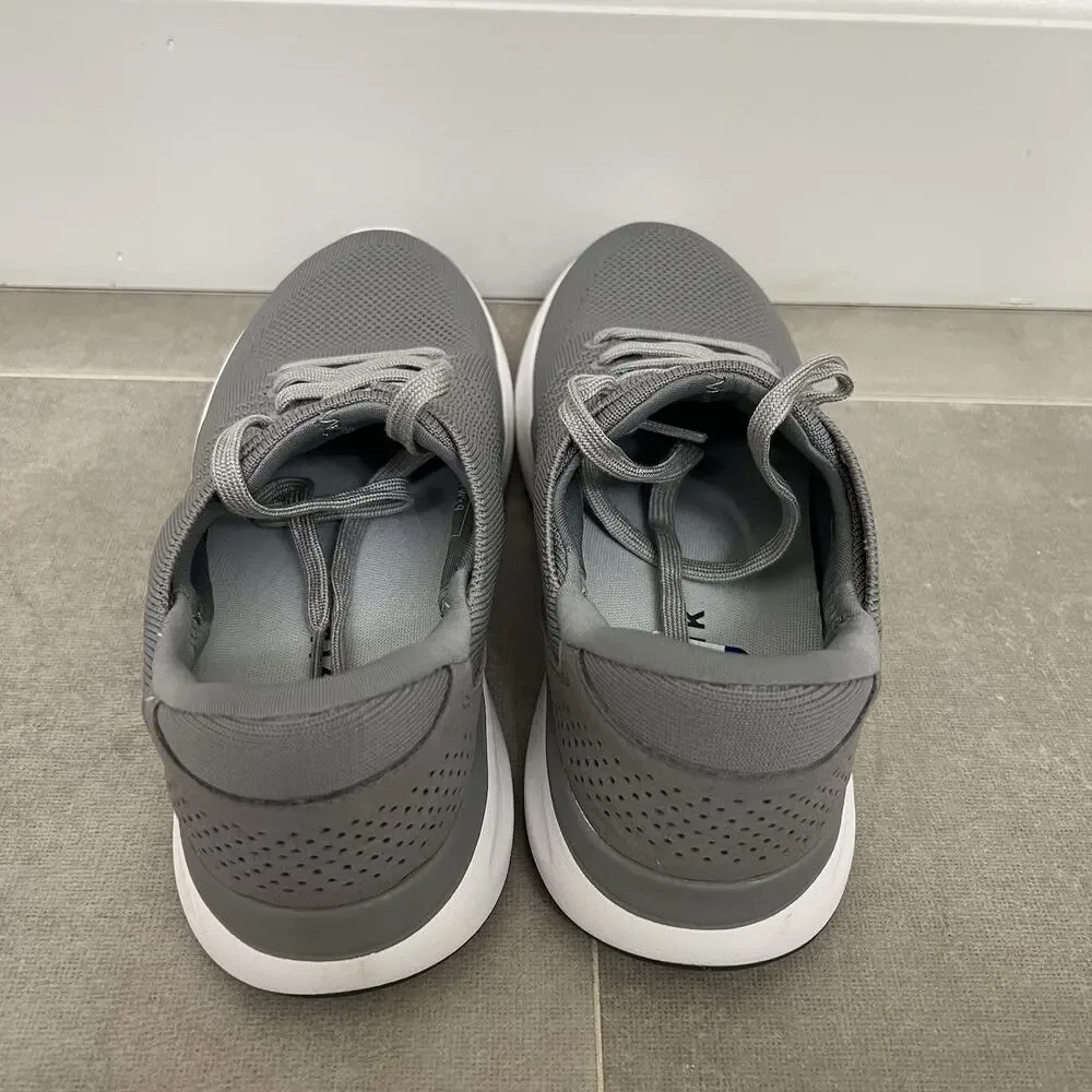 Kizik Lima Mens 7.5/Womens 9 Gray Hands Free Comfort Sneaker Casual Shoes